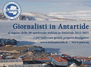 locandina Call PNRA Giornalisti in Antartide
