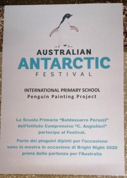 Locandina Scuola Primaria Peruzzi partecipa all'Australian Antarctic Festival