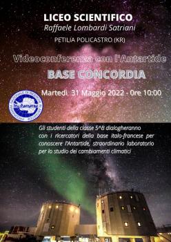 locandina della videoconferenza con concordia del 31 maggio 2022