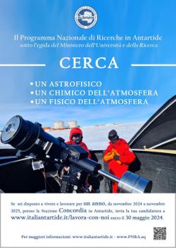 Avviso di interesse per personale scientifico - Winterover 2024-2025